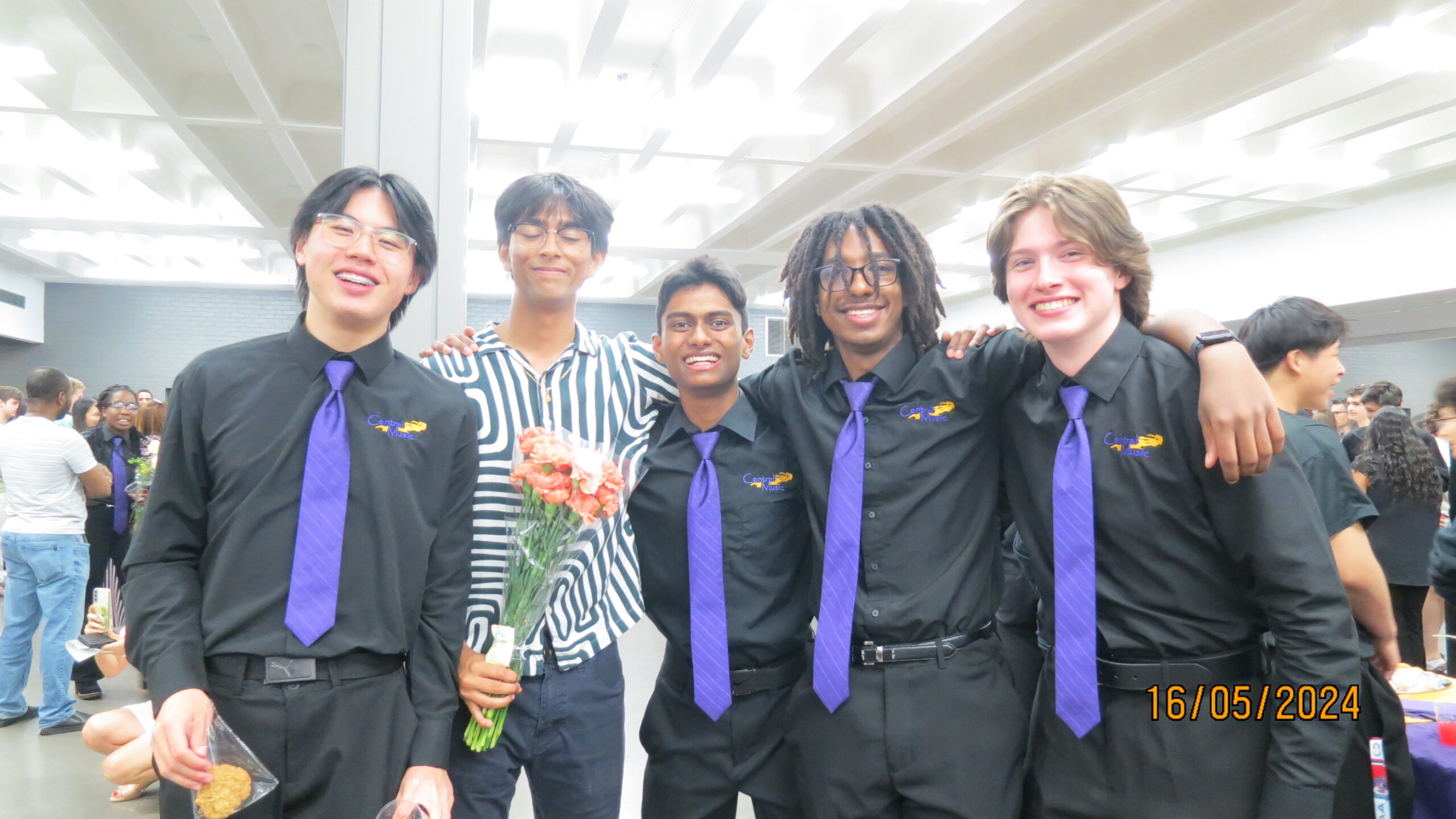 Allan in the school band