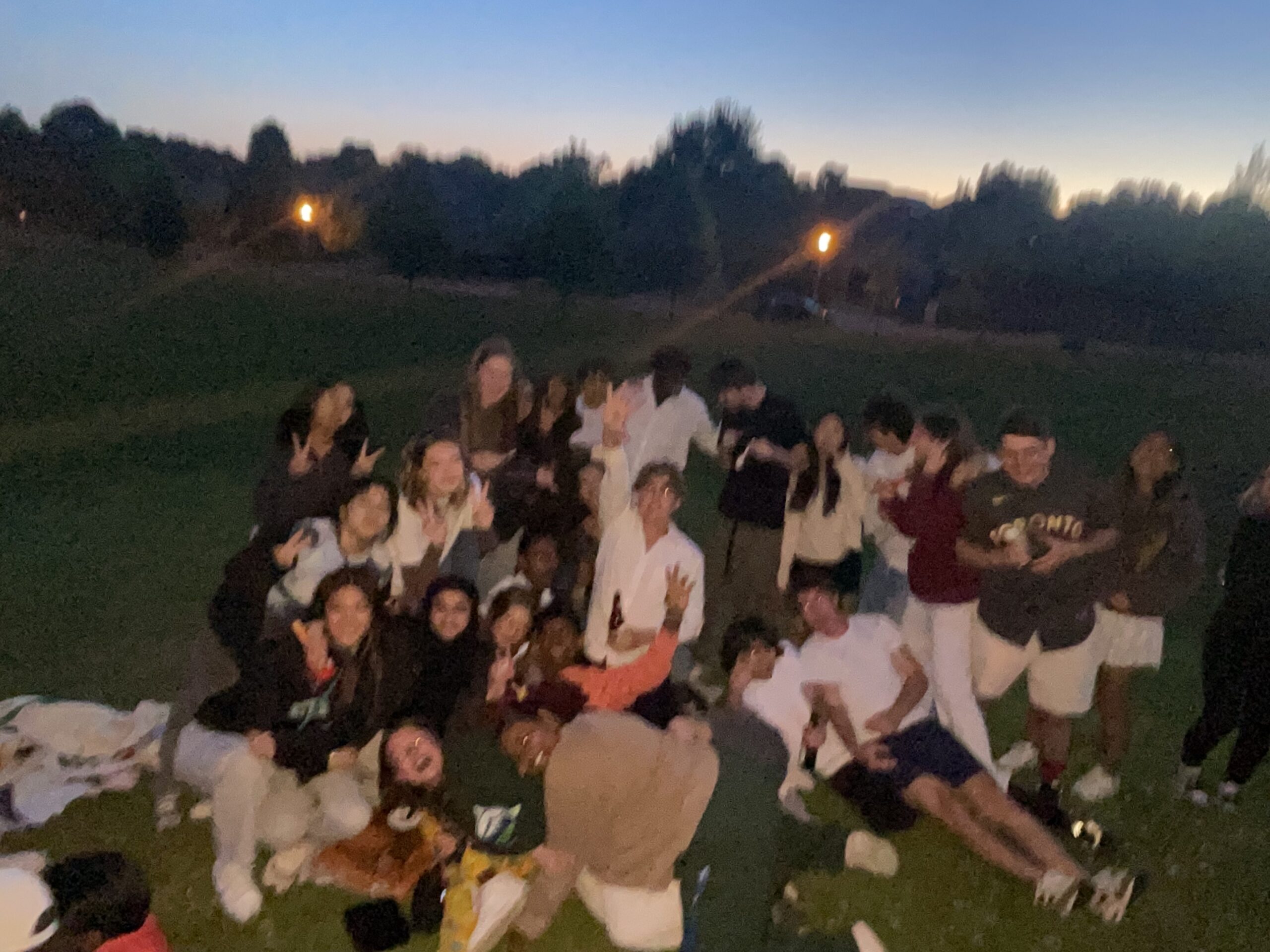 Allan with graduating class