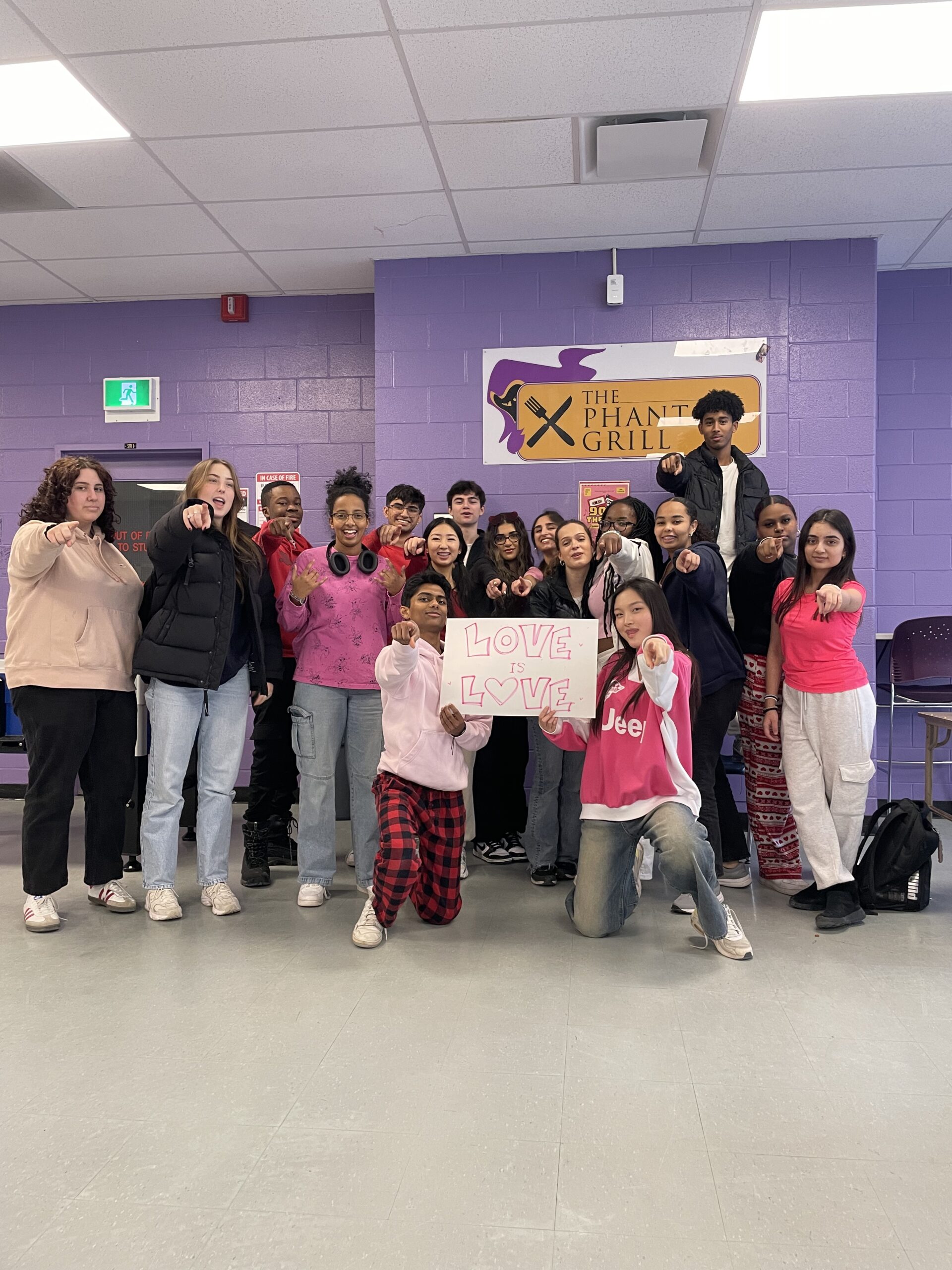 Allan running ads for the Love is Love dance he is organizing