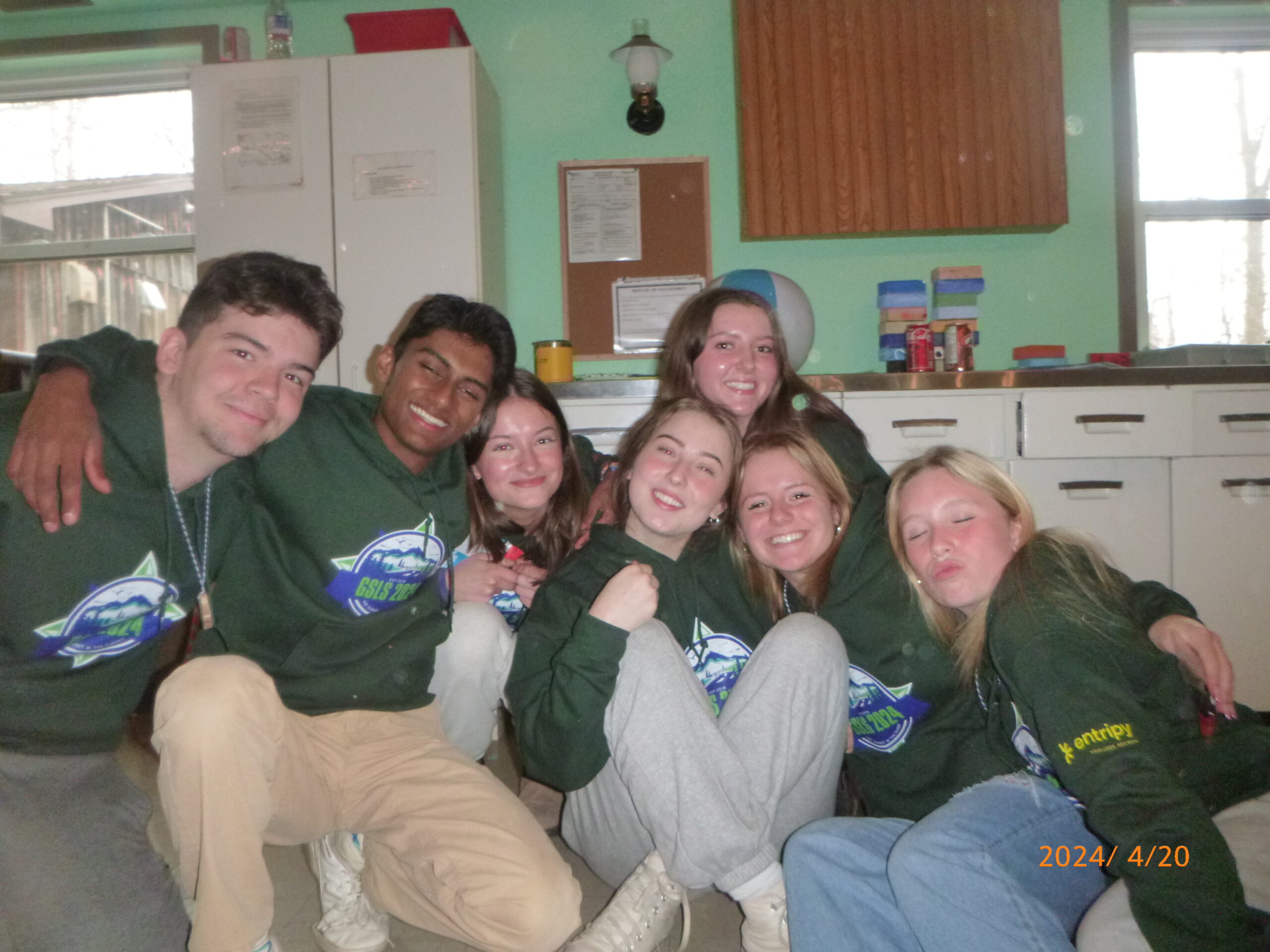 Allan with Leadership Ambassadors during training