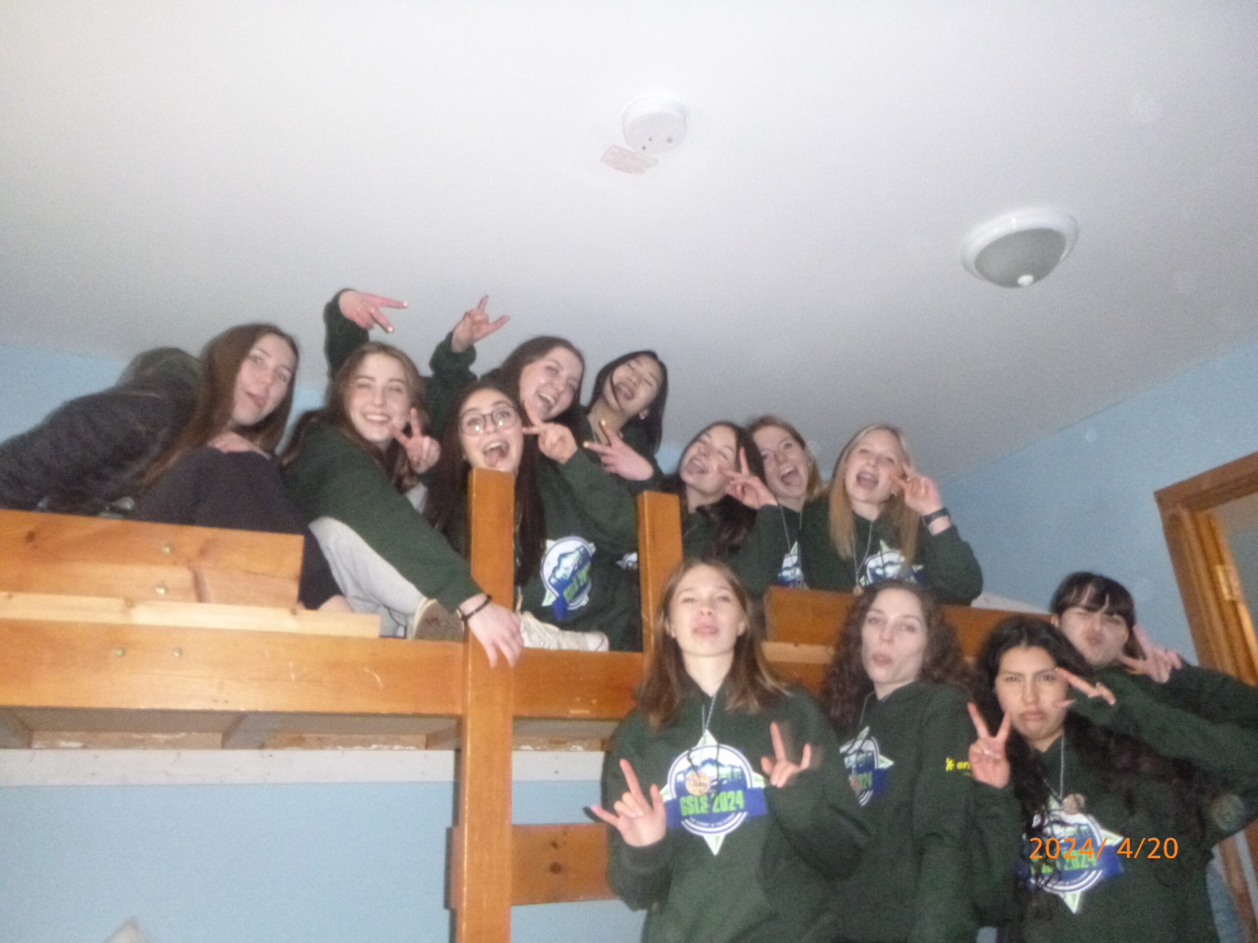 Allan with Leadership Ambassadors during training