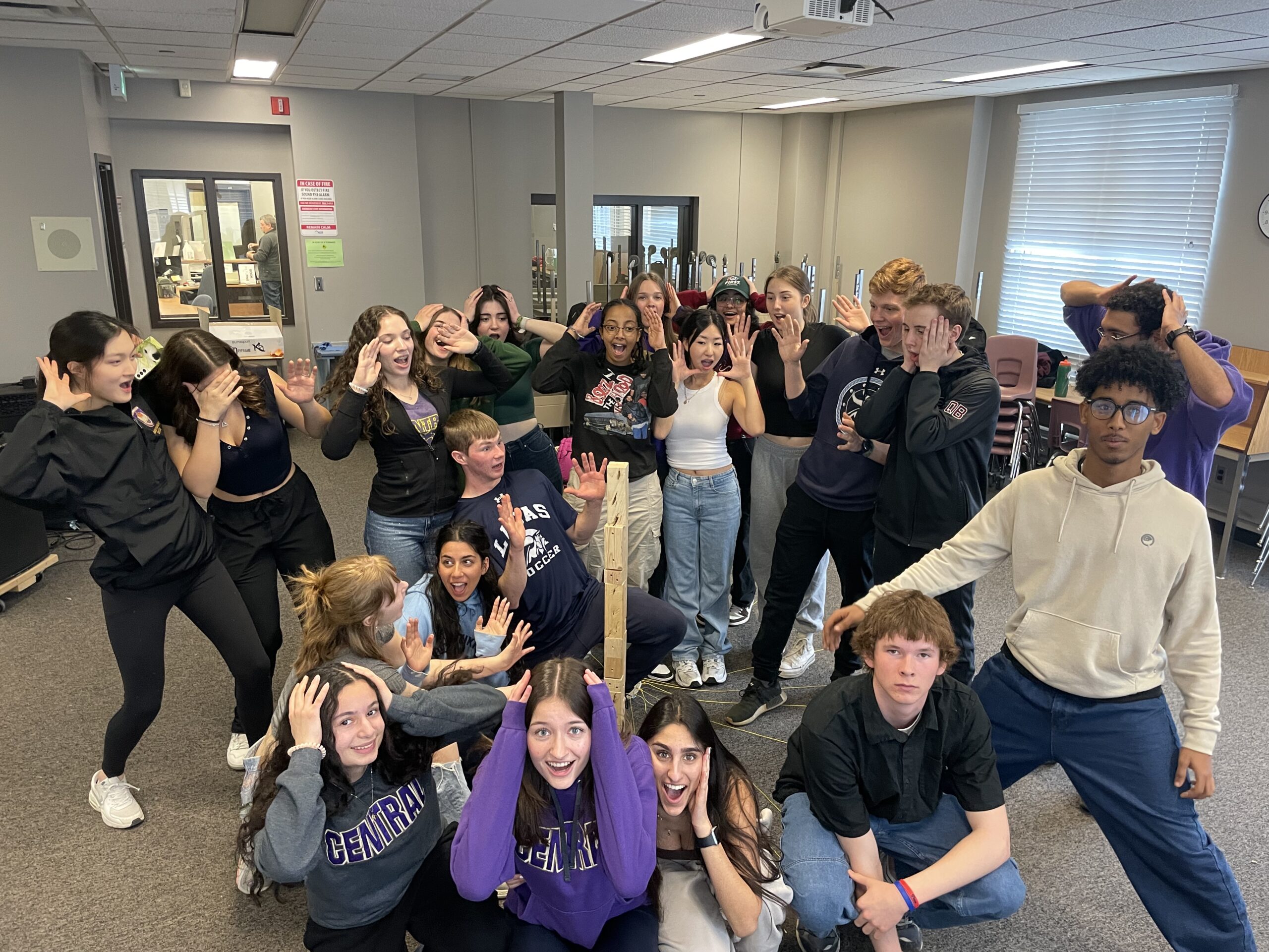 Training the Student Captians -The Tower of Power