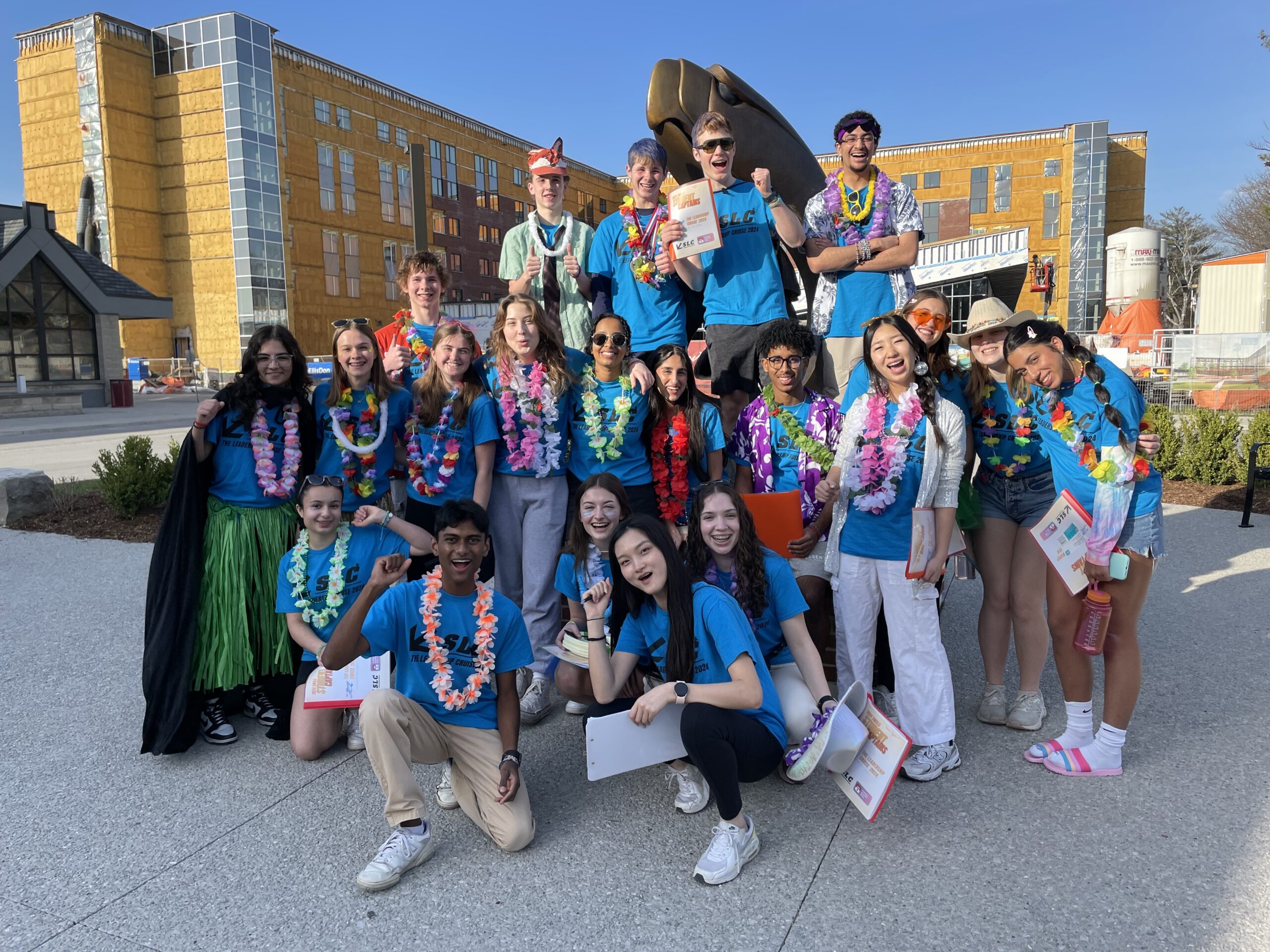 Allan with studnet Captians at SWSLC