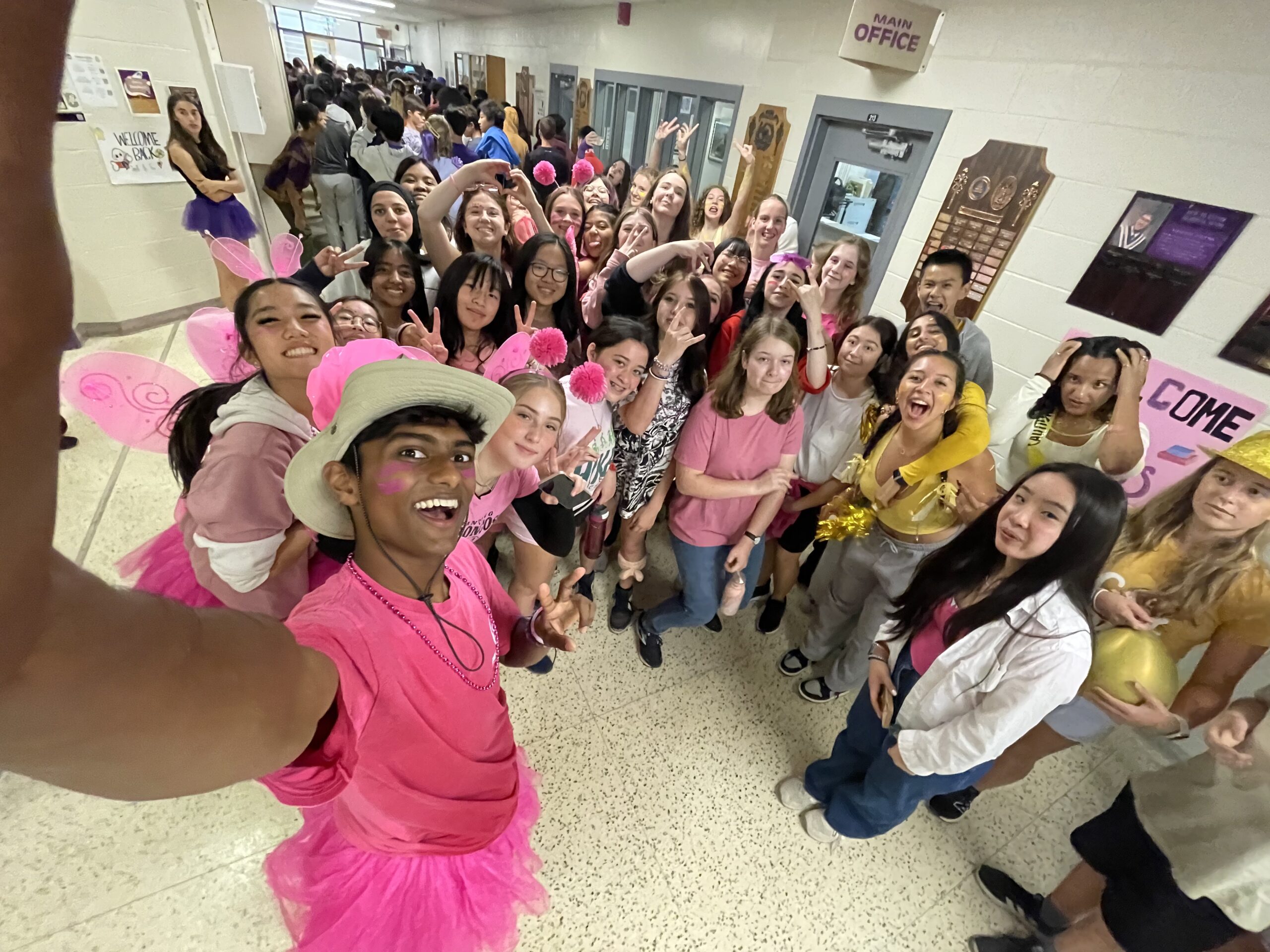 Allan during Gr9 orientation