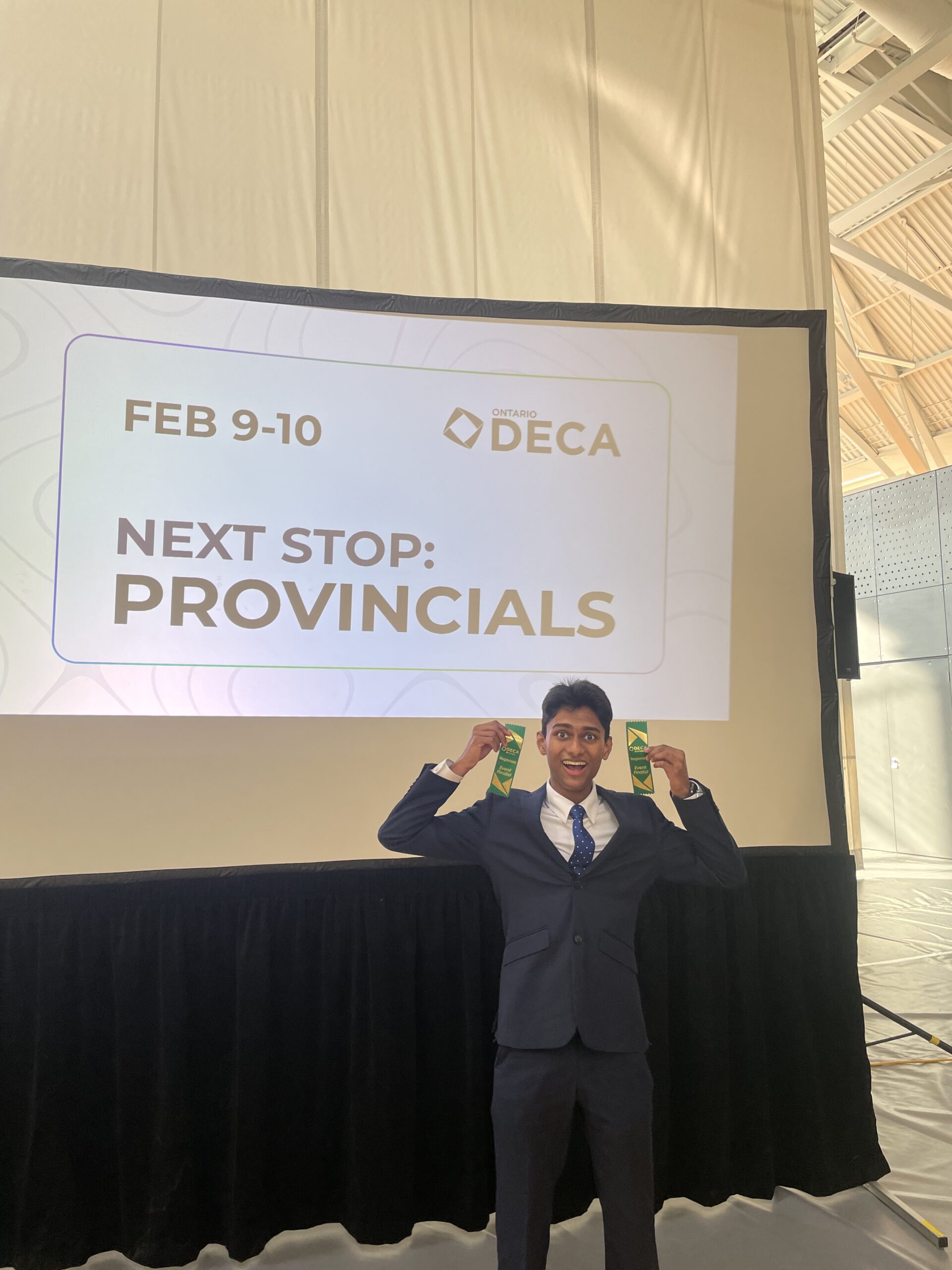 Allan competes in DECA and places top 10