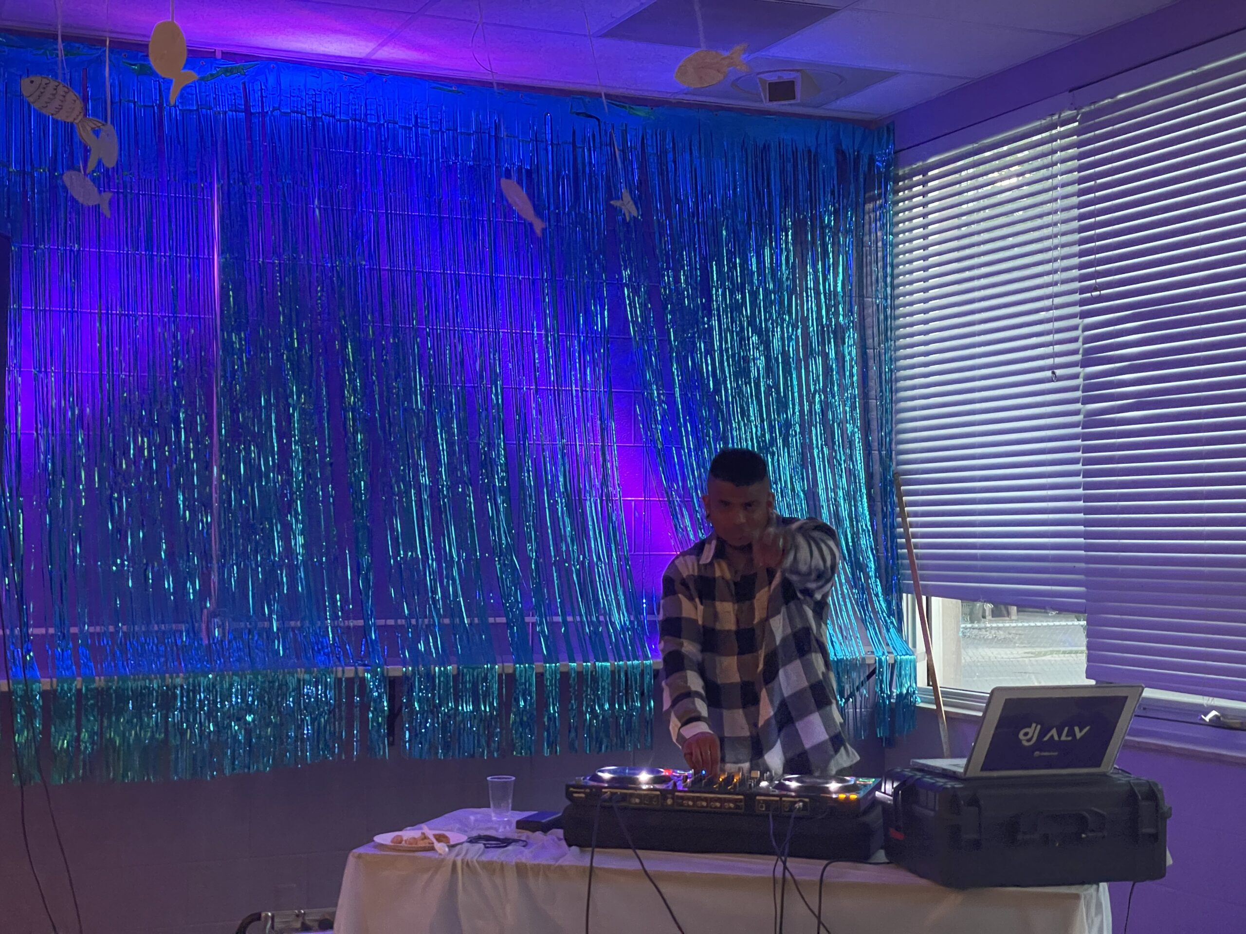 Allan organizing the Semi-Formal